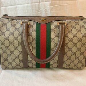 Gucci Boston brown Doctor Bag 12 inch